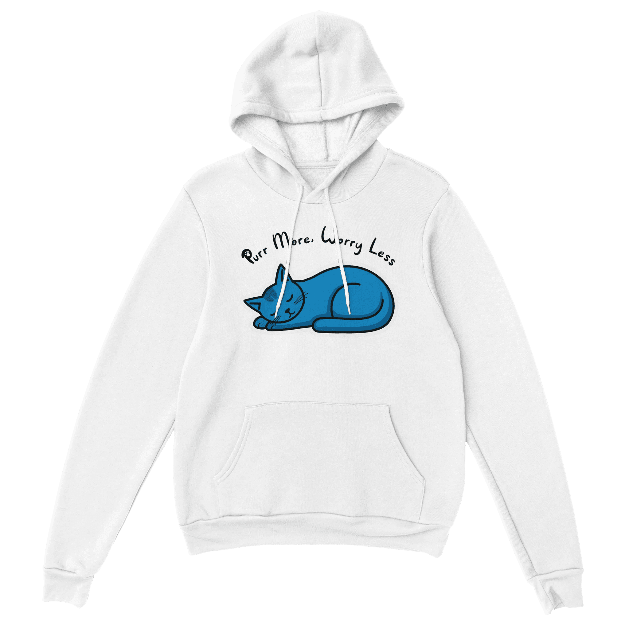 Purr more worry less Hoodie
